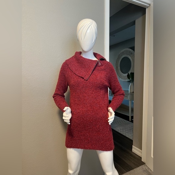 WHBM Funnel Neck Tunic Sweater Size - Picture 1 of 14